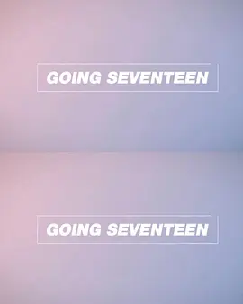 GOINGSEVENTEEN2017
